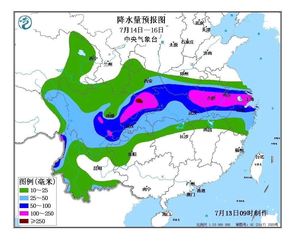 长江流域明起强降雨回归，南方多地将暴雨如注