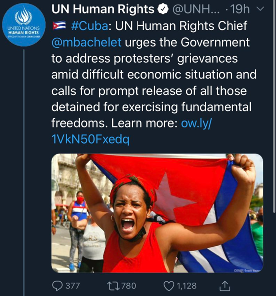 联合国人权高专抹黑，照片本人出来打脸结果号没了！