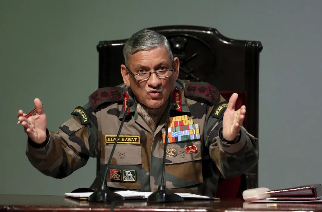 突发！印度国防参谋长因坠机去世，为印军最高将领，曾称：“印度头号敌人是中国”