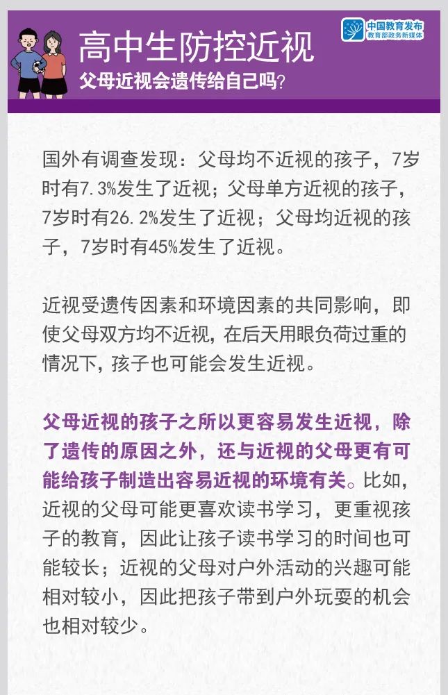 潍坊市教育局|高中生防控近视要特别注意啥？大图详解