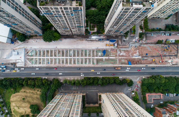 巴南区的外河坪北站传来消息中铁十八局重庆轨道十八号线土建六标项目