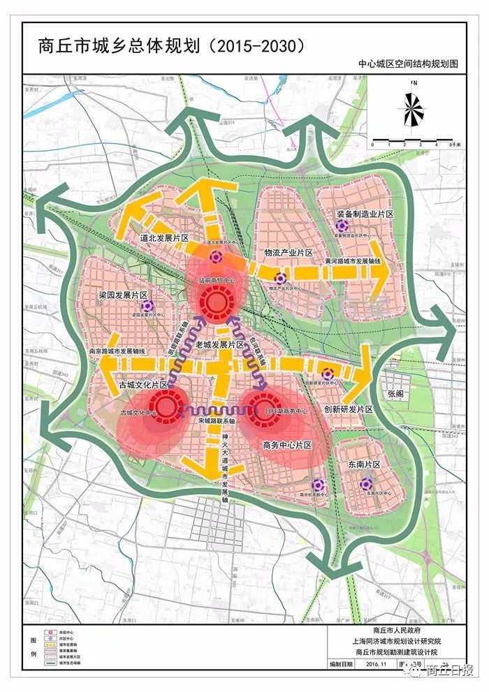 市域城乡等级规模结构规划图      十四,县域中心      1,永城市