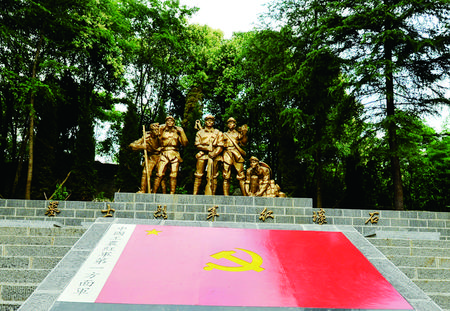 石壕红军烈士墓图片