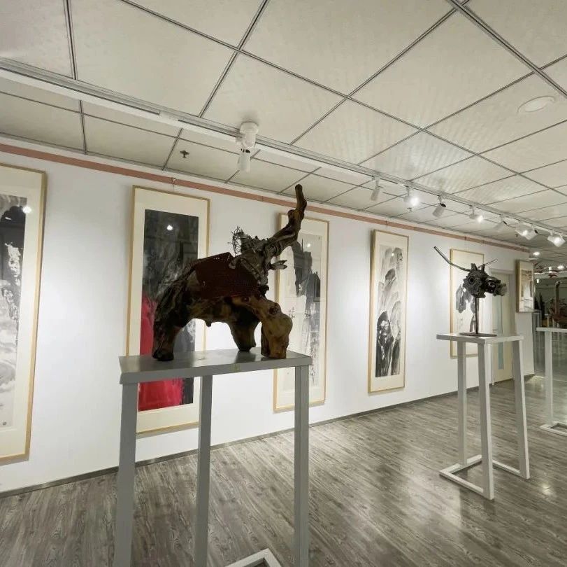 打卡→迎新春2024《金木交响·水墨印象》精品展