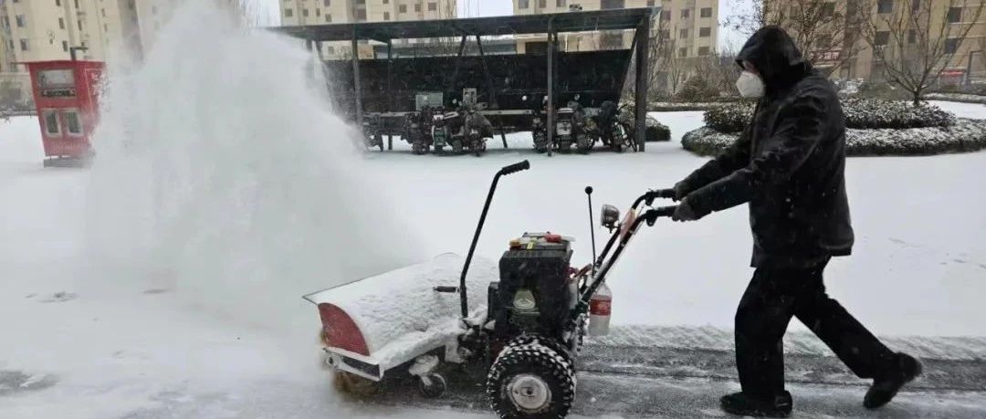 以雪为令！他们浴“雪”奋战，为市民扫出安全出行“放心路”