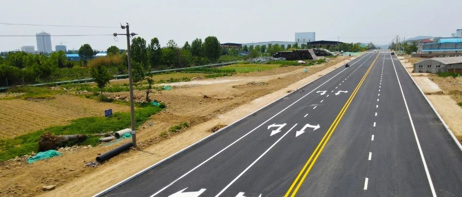 海阳经济开发区温州街新建路段正式通车！