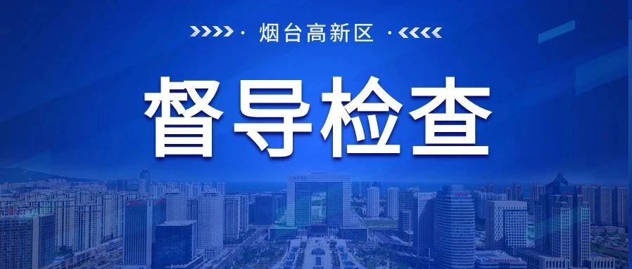 烟台高新区开展安全防范督导检查