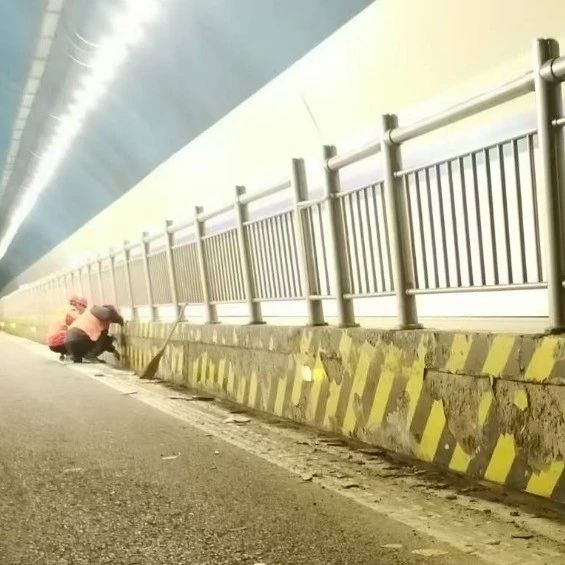 “五一”坚守显担当 隧道焕新保平安