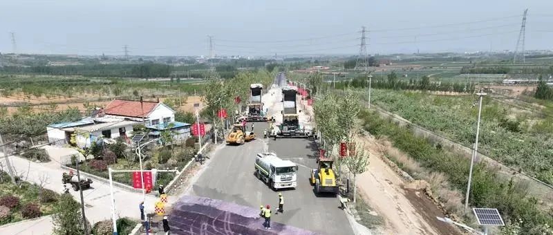 6月份主体工程完工！招远市黄水路大修工程顺利推进