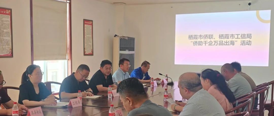 侨商搭桥 栖霞“千企万品出海”行动启航