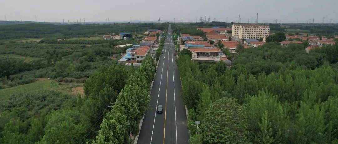 招远市黄水路大修工程完工通车