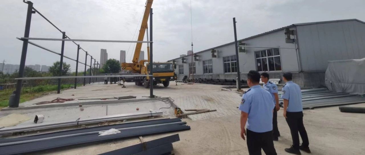 烟台高新区多部门联动快速查处一处违建厂房