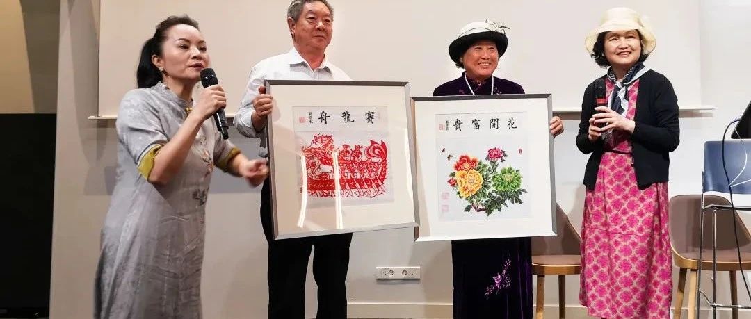 从黄渤海到塞纳河畔：剪纸非遗传承人刘彩虹的文化出海实践