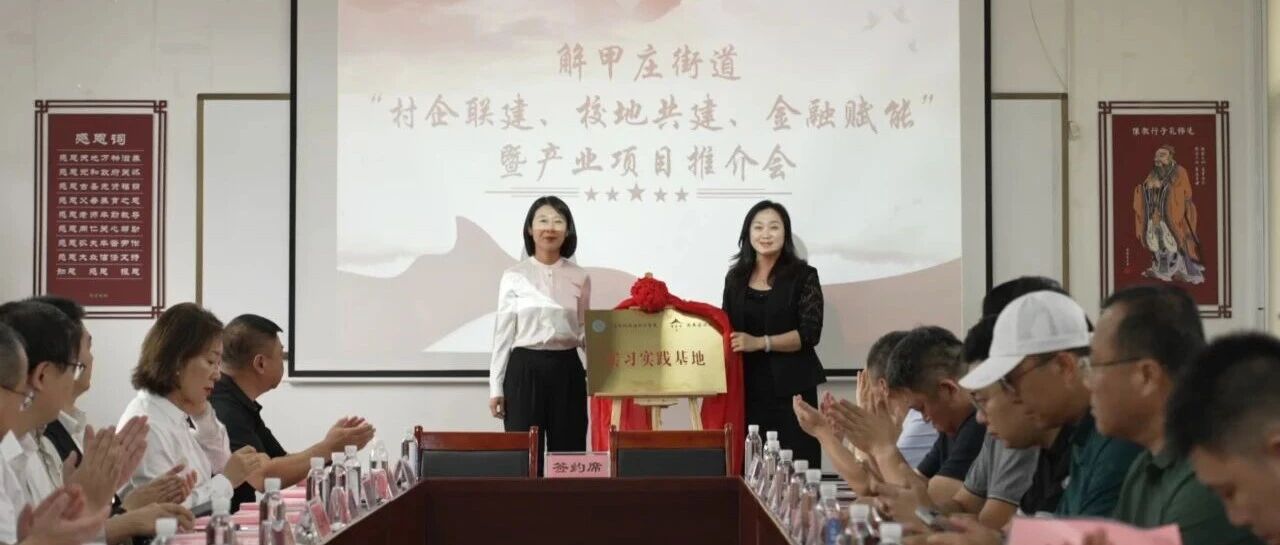 金秋结硕果，携手谱新篇！解甲庄街道