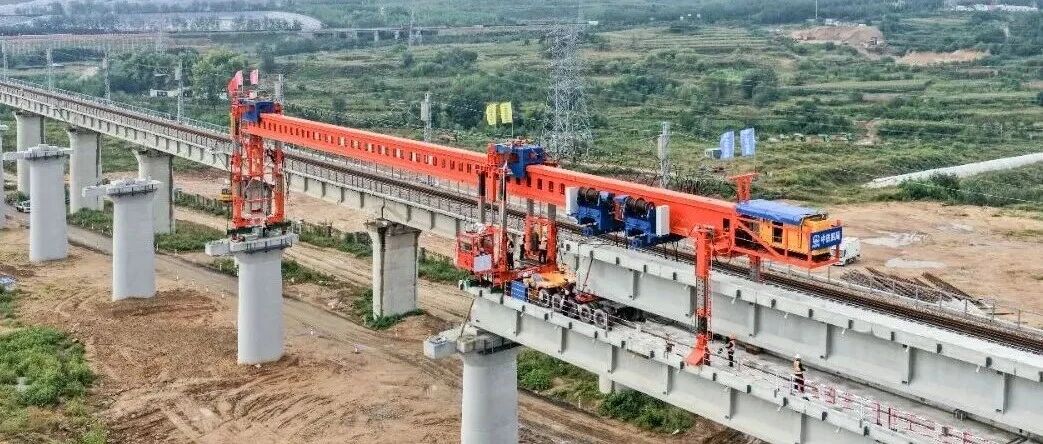 龙烟铁路市域化改造工程全面进入上部结构施工阶段