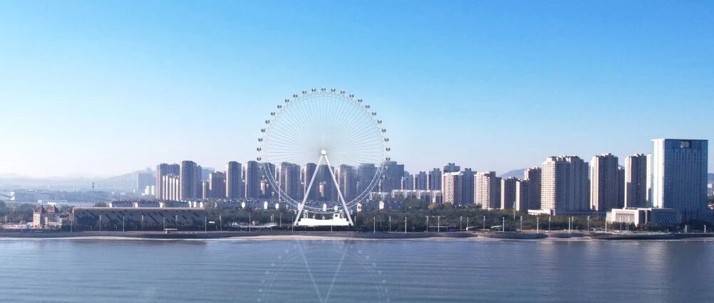 “黄渤海之眼”摩天轮将成八角湾畔新地标