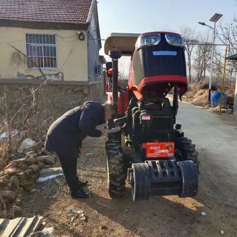 栖霞市农业农村局寒冬送暖惠民生 农机服务保春耕