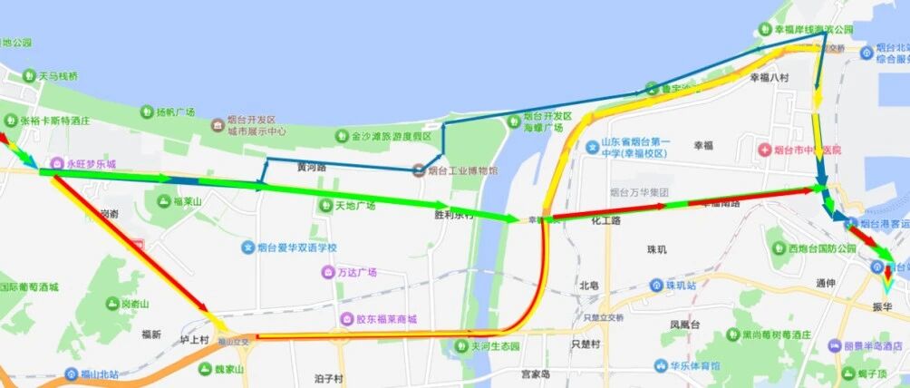 烟台市芝罘区只楚路施工期间，如何通行看这里→