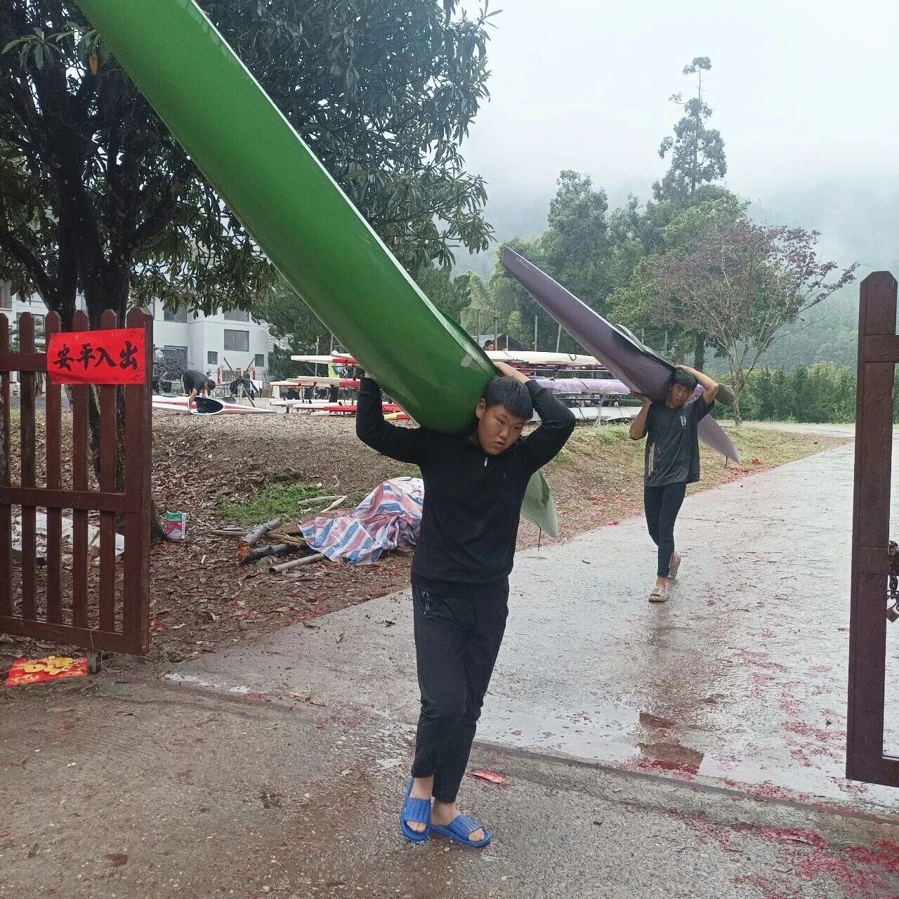 烟台“水上铁军”在福建三明市将乐县训练基地挥桨开训