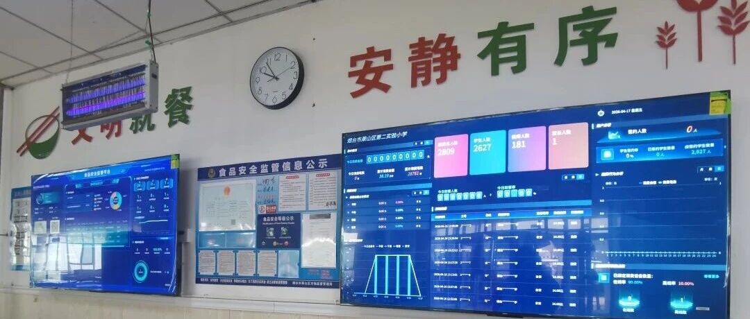 一网管全程，一屏知安全：莱山区校园食堂迈入“智慧时代”