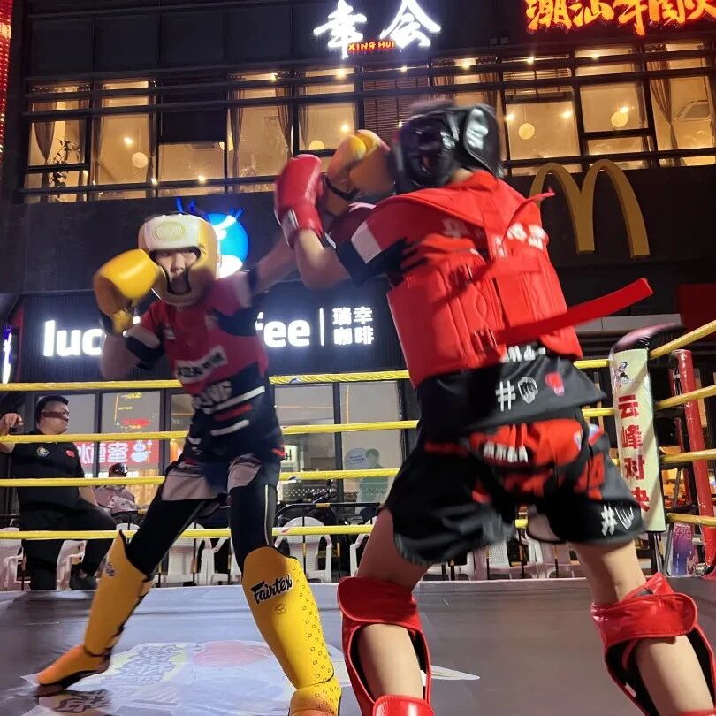 云峰对决少儿搏击交流赛莱州火热开赛