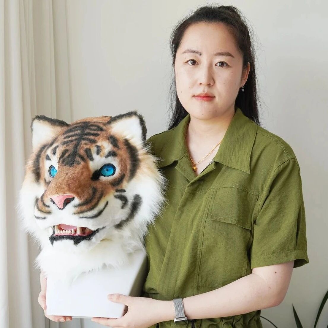 海阳手艺人赵妍用羊毛毡复刻动物  作品生动又治愈