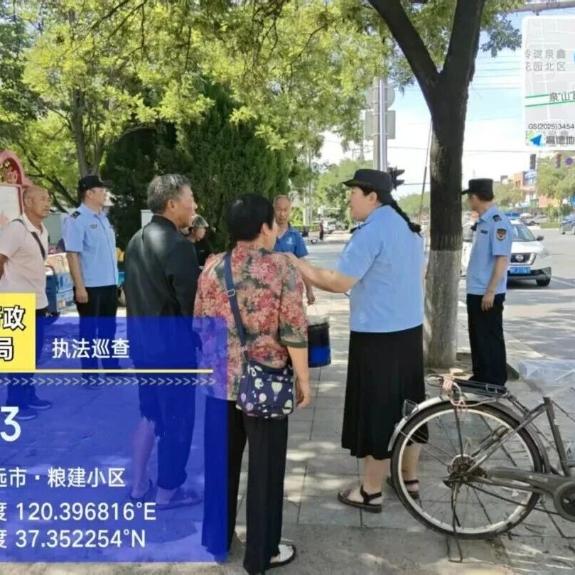 劝导入市 规范经营|招远市综合行政执法局开展主干路占道经营清理整治行动